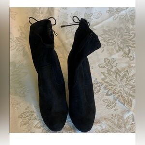 Material Girl size 9 1/2 *NEW* Elegant Black Women's Ankle Boots